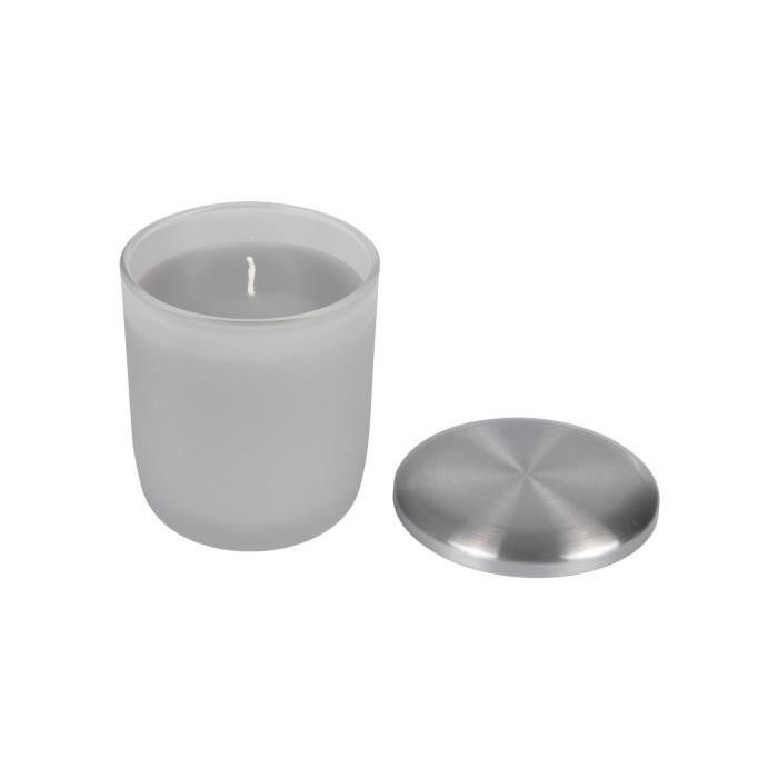 Bougie verrine - 8 x h 9,5 cm - Nuage de coton