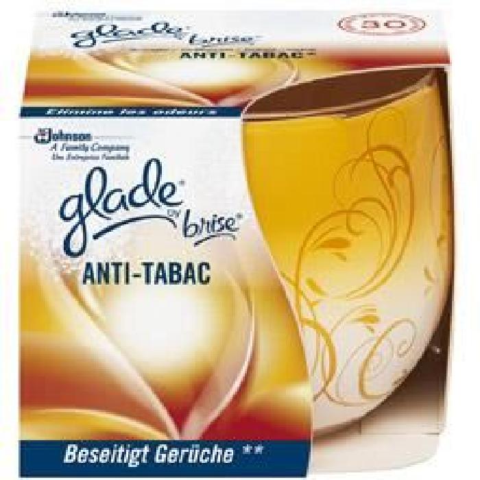 GLADE By Brise Bougie Anti-tabac Pot Décoratif - 120 g - 20 a 30 h