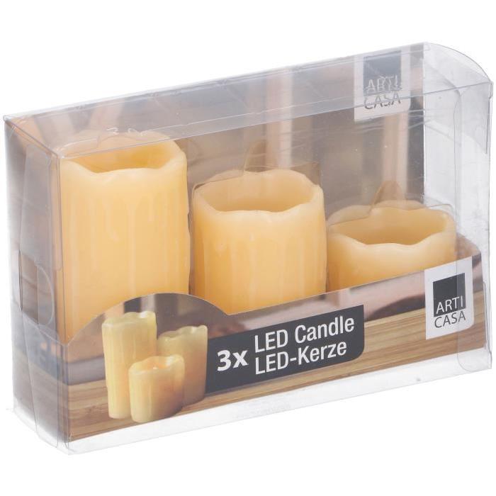 Bougie LED - 3 Pieces