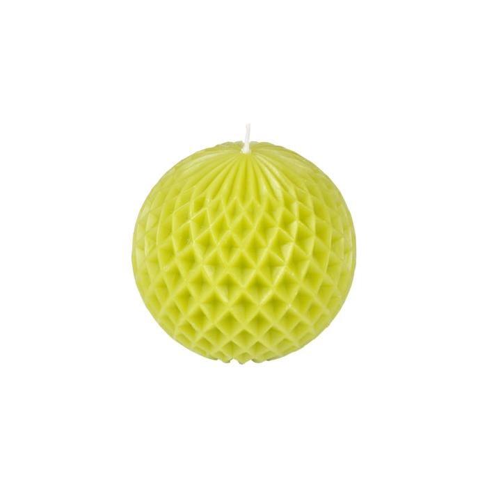 Bougie boule - Hauteur 8.7 cm - Vert