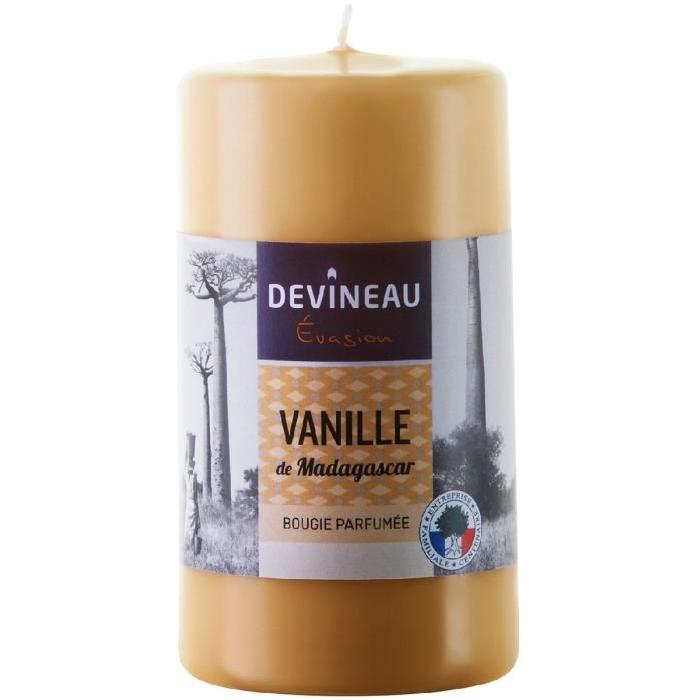 DEVINEAU Bougie cylindrique parfumée - Vanille de Madagascar