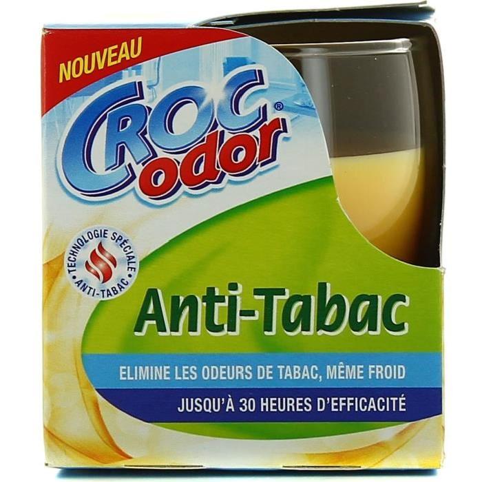 CROC'ODOR Bougie anti tabac - Lot de 3 - 140 g