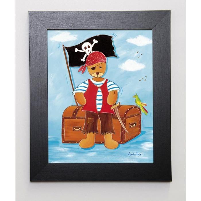 FA?S LYNDA Image encadrée Le pirate 31x37 cm Multicolore