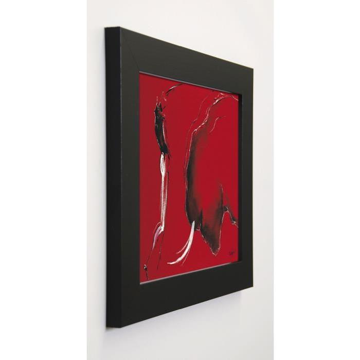 GUERINEAU PASCAL Image encadrée Corrida II 31x37 cm Rouge