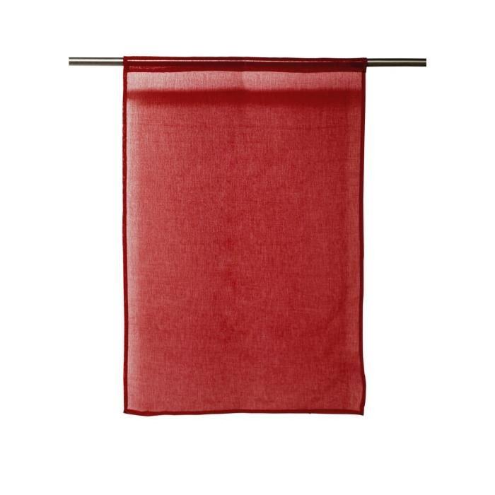 SOLEIL D'OCRE Paire de brises bise Panama 60x120 cm rouge