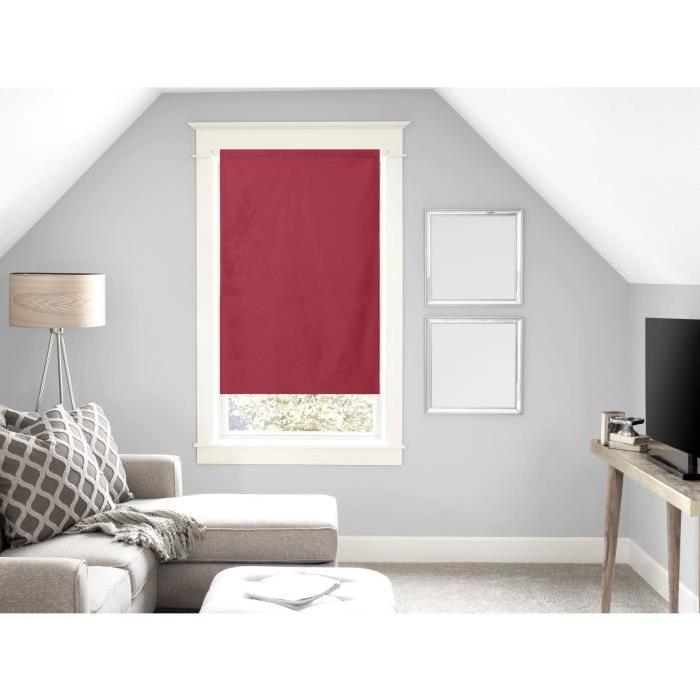 SOLEIL D'OCRE Brise bise Panama - 45x90 cm - Rouge