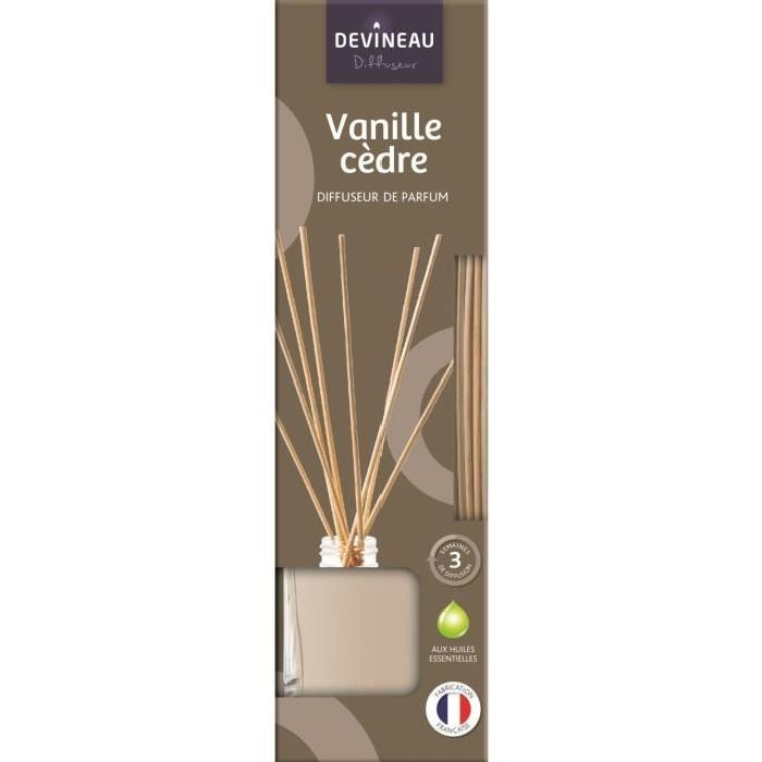 DEVINEAU Diffuseur de parfum a froid - 50ml - Vanille Cedre