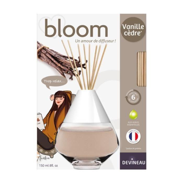 DEVINEAU Diffuseur de parfum a froid Bloom - 150 ml -  Vanille Cedre
