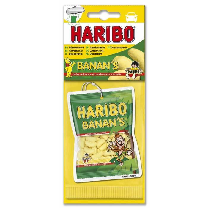 HARIBO Carte parfumée senteur  BANAN'S