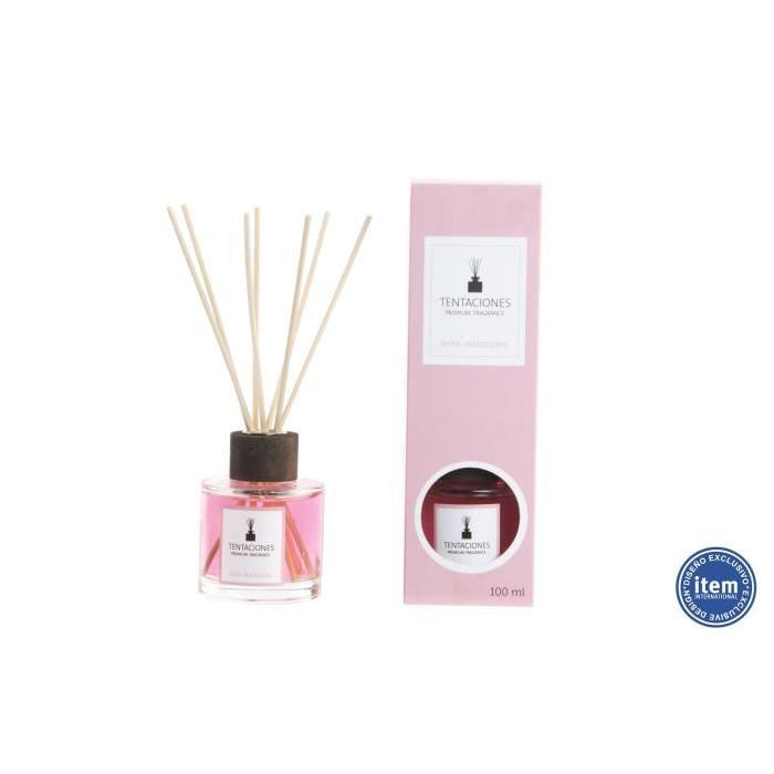 MIKA Diffuseur parfum Rose madeline - Bâtons - 100ml