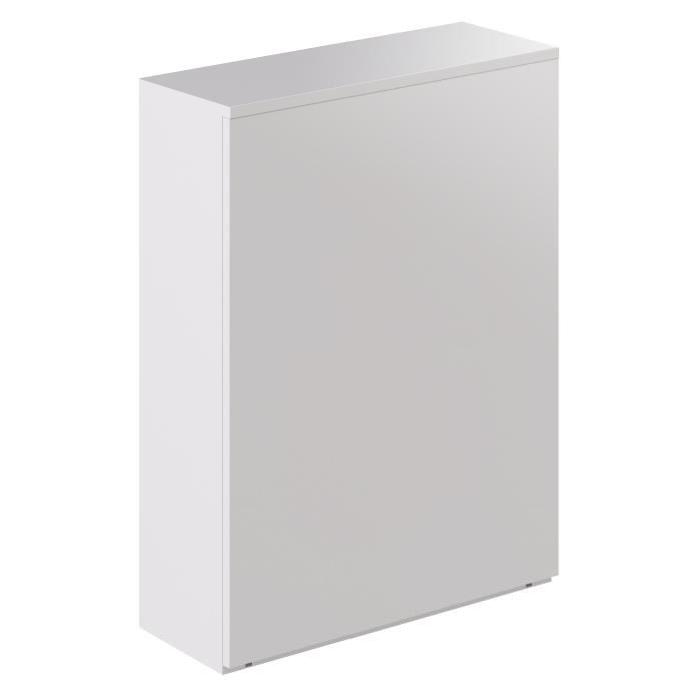 SMALL Bureau rabattable contemporain blanc - L 150 cm
