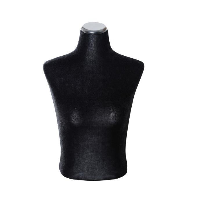 BUSTE Mannequin a poser hauteur 48 cm noir