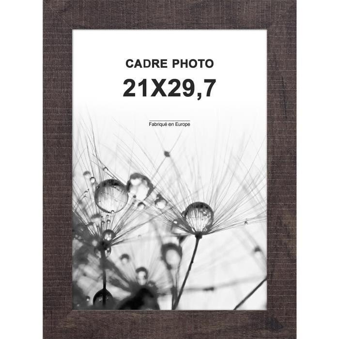 Cadre photo  -  Lisbonne -  21x29,7 - Gris anthracite moulure - 30x12mm