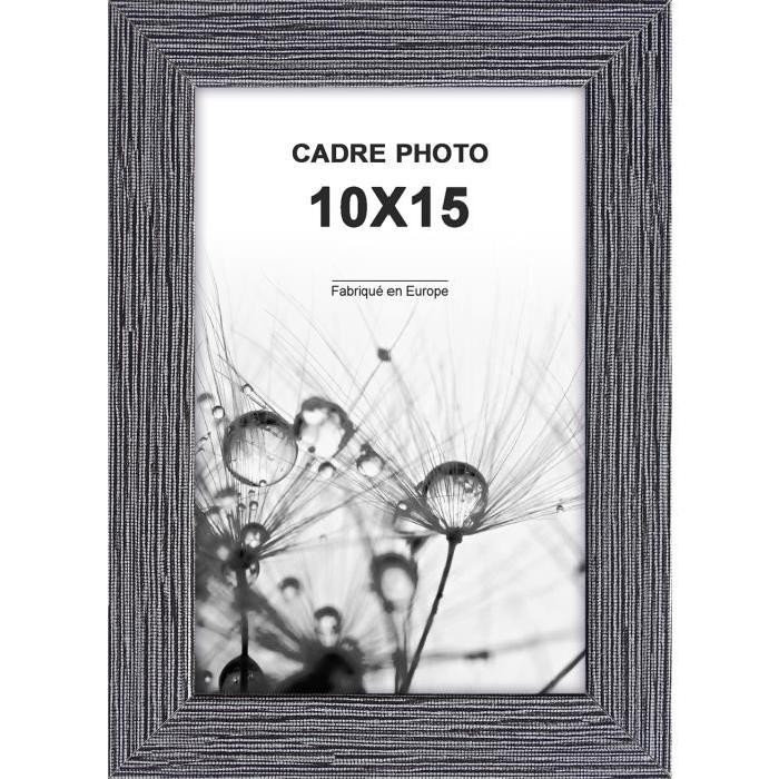 Cadre photo  -  Berlin - 10x15 - Argent moulure - 20x12mm