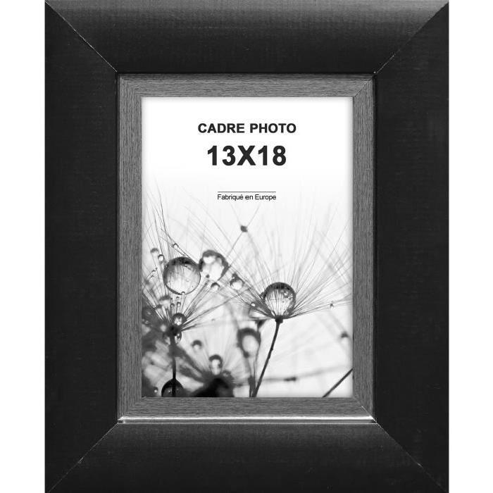 Cadre photo  -  Amsterdam  -  13x18 - Noir moulure - 62mm