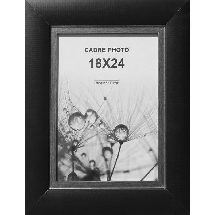 Cadre photo  -  Amsterdam  -  18x24 - Noir moulure - 62mm