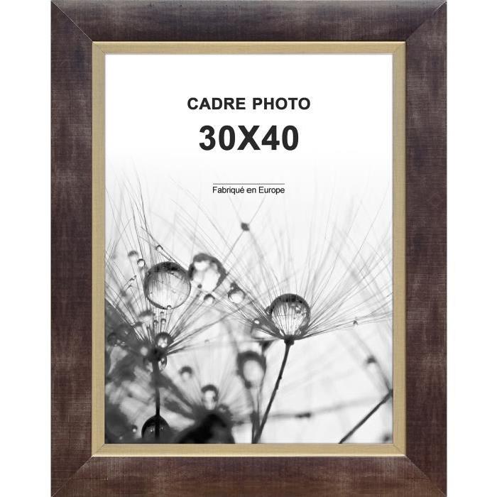 Cadre photo  -  Amsterdam  - 30x40 - Wengue moulure - 62mm