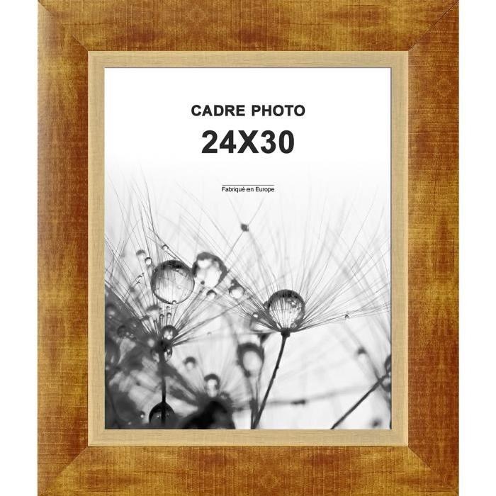 Cadre photo  -  Amsterdam  -  24x30 - Miel moulure - 62mm