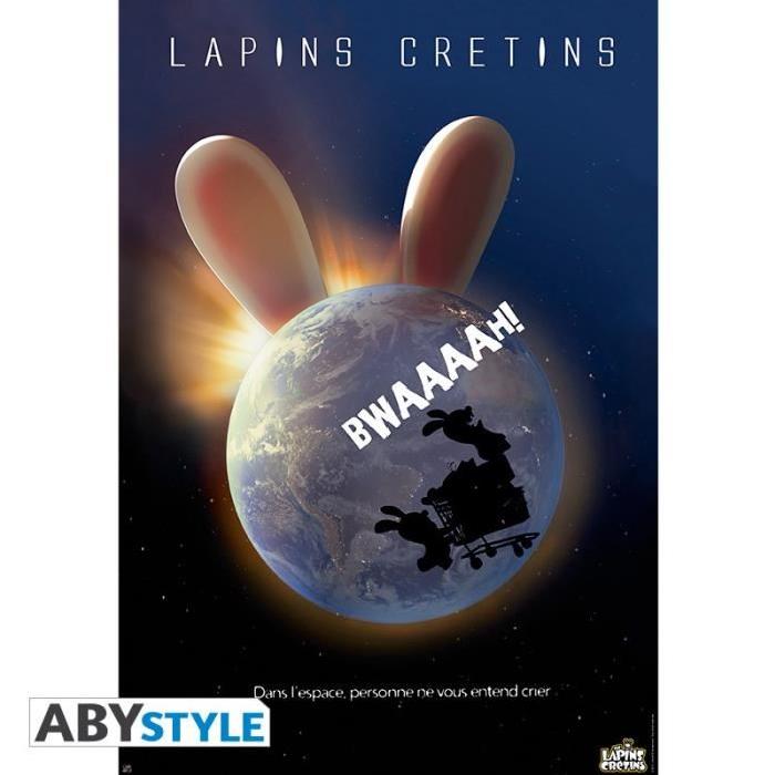 ABYSTYLE Poster Lapins crétins  "Lapins Extra-Terrestre"