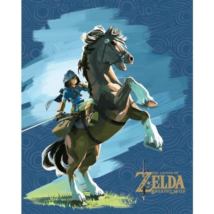 PYRAMID Cadre 3D Zelda breath of wild - Lenticulaire epona and link