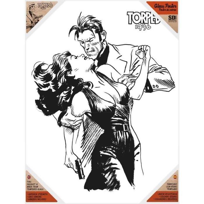 WTT TORPEDO AND BOMBSHELL Poster en verre Torpedo - 30 x 40 cm