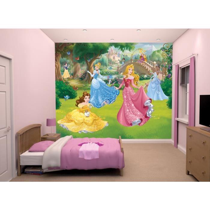 Papier peint enfant DISNEY PRINCESSE Sticker Géant Fresque Murale Décorative