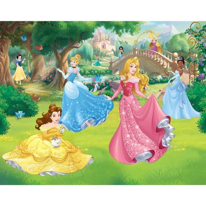 Papier peint enfant DISNEY PRINCESSE Sticker Géant Fresque Murale Décorative