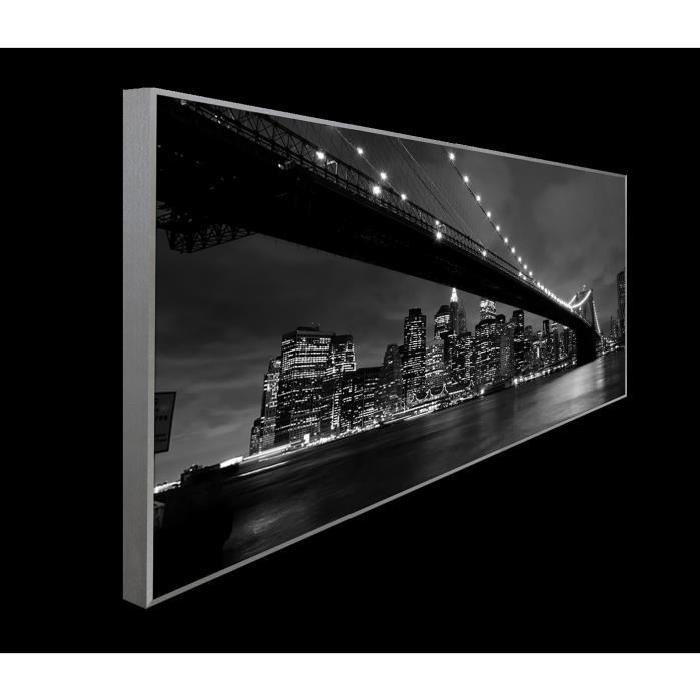 BRIDGE Tableau déco 50x100 cm noir et blanc