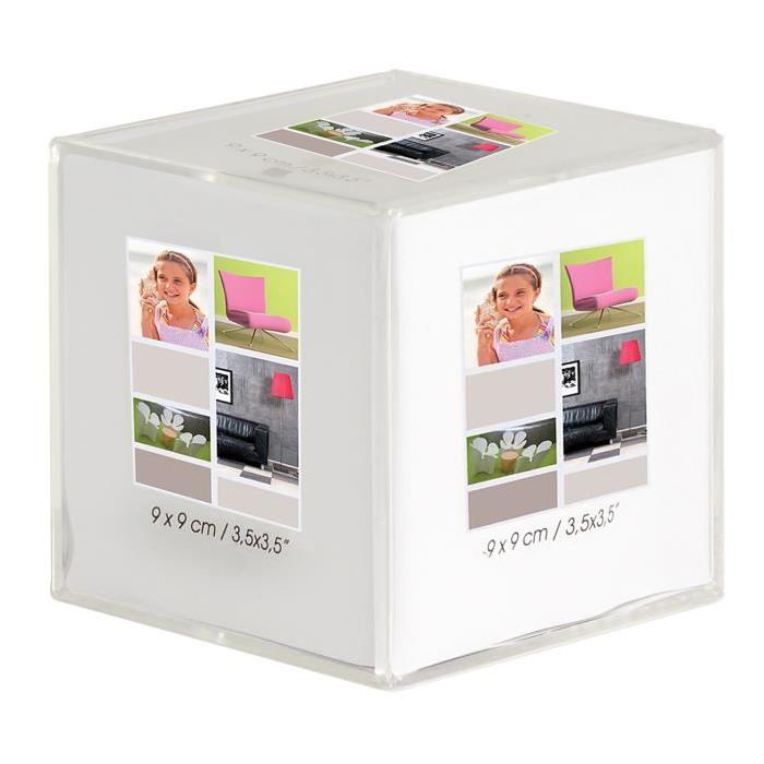 IMAGINE Cadre photo cube cristal Bea 9x9 cm