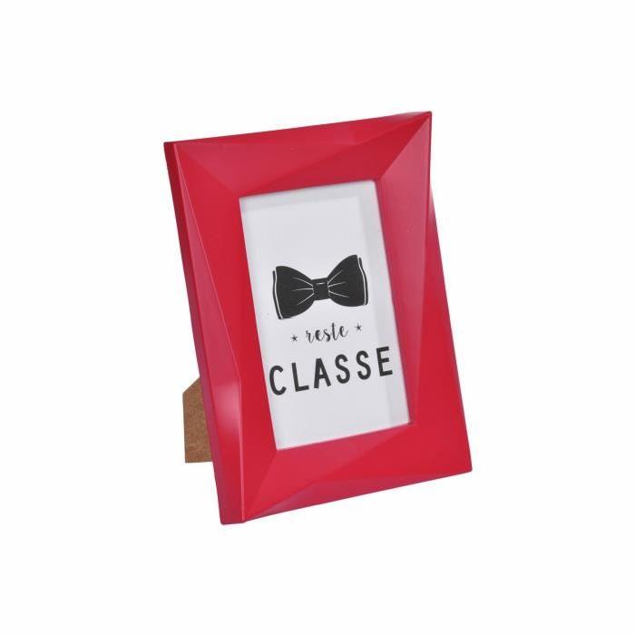 Cadre photo Reste Classe - 10x25 cm - Origami - Rouge