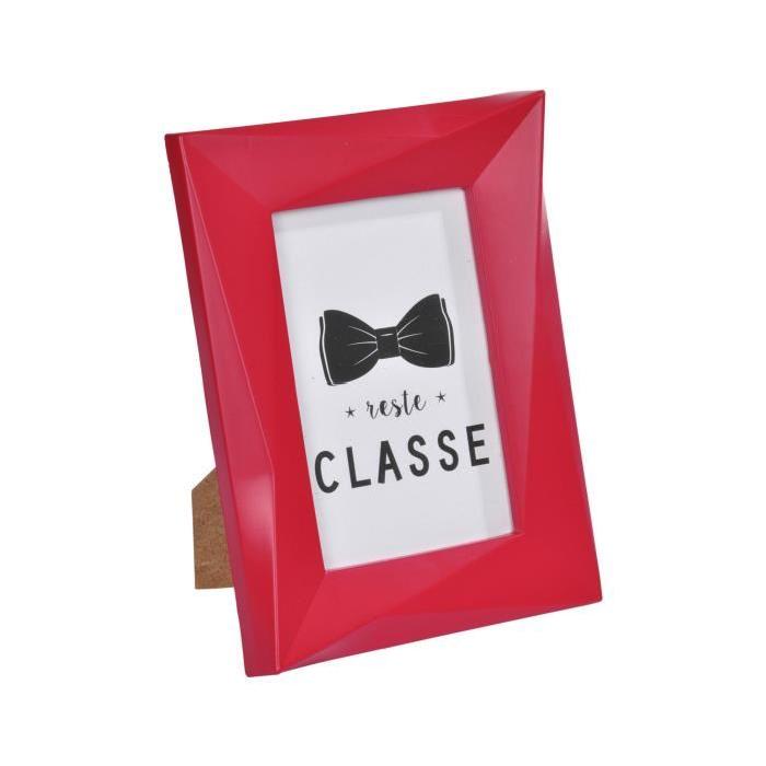 Cadre photo Reste Classe - 13x18 cm - Origami - Rouge