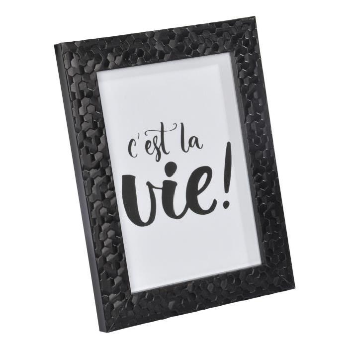 Cadre photo C'est La Vie - 24x30 cm - Martelle - Noir