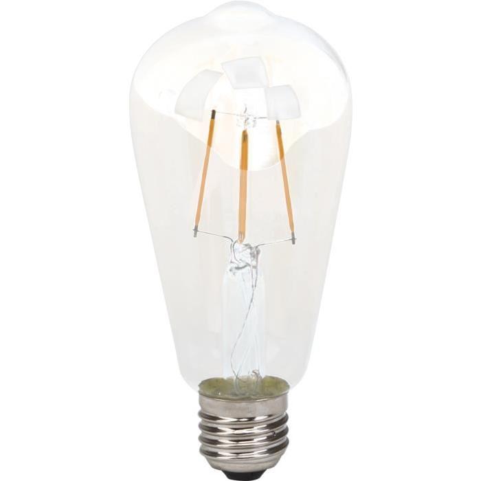 BRILLIANT Ampoule LED filament décorative style retro E27 4 W équivalence 40 W