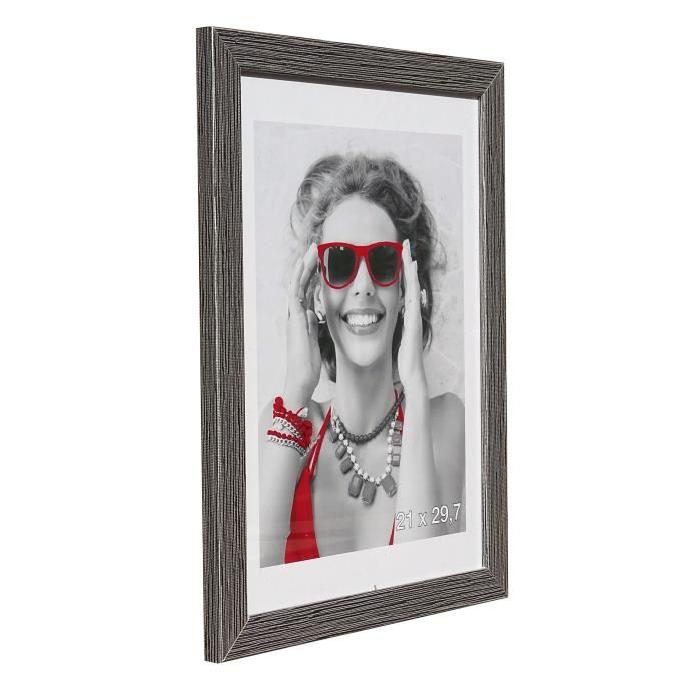 Cadre photo Berlin - 21x29,7 - Argent - Moulure 20x12mm