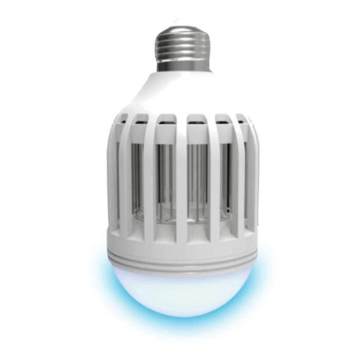 LUMISKY Lot de 2 ampoules LED E27 avec anti-moustique intégré 10 W équivalent a 100 W blanc froid