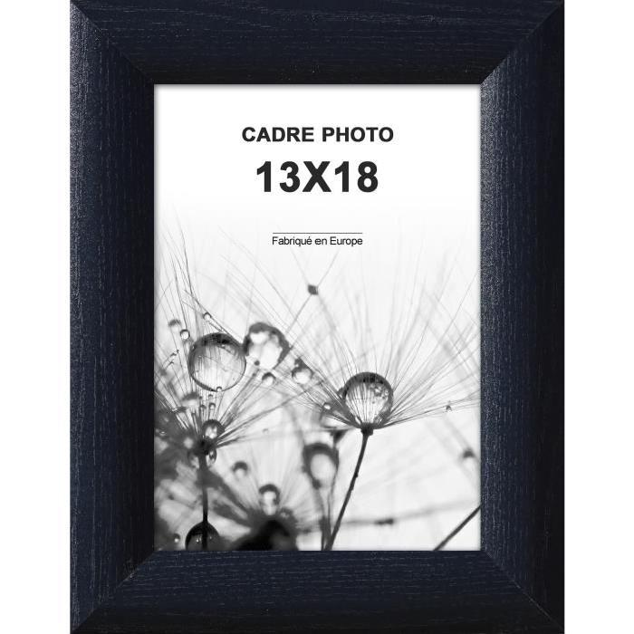 Cadre photo Athenes - 13x18 - Noir - Moulure 30x12mm