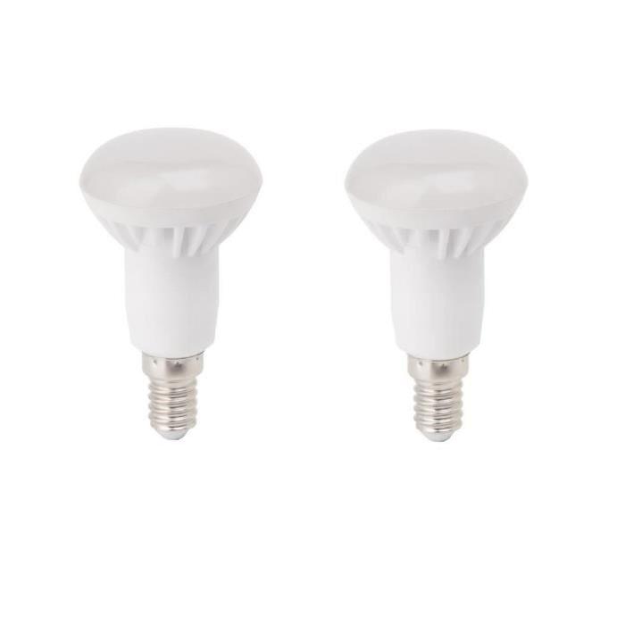 BRILLIANT Lot de 2 ampoules LED E14 R50 5 W équivalent a 25 W 400 lm avec variateur d'intensité Easydim