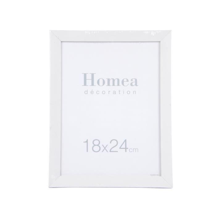 HOMEA Cadre photo Loft 18x24 cm blanc