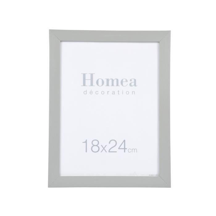 HOMEA Cadre photo Pep's 18x24 cm gris