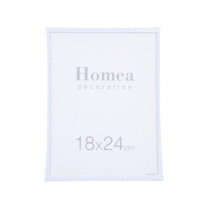 HOMEA Cadre photo Harmonie 18x24 cm Blanc