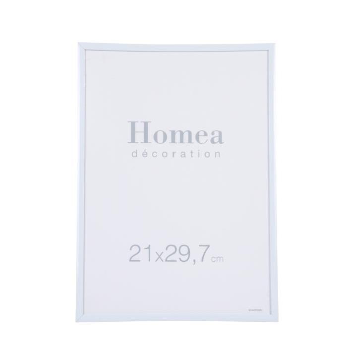 HOMEA Cadre photo Harmonie 21x29,7 cm Blanc