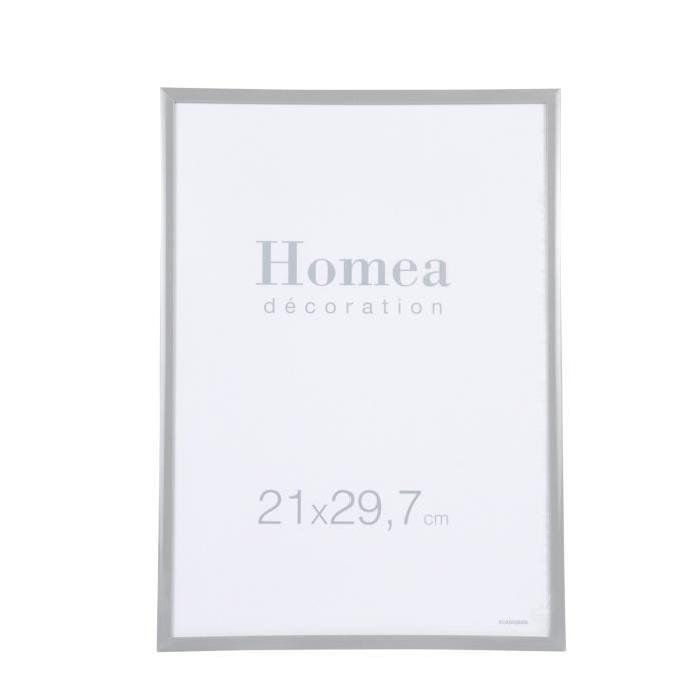 HOMEA Cadre photo Harmonie 21x29,7 cm Gris