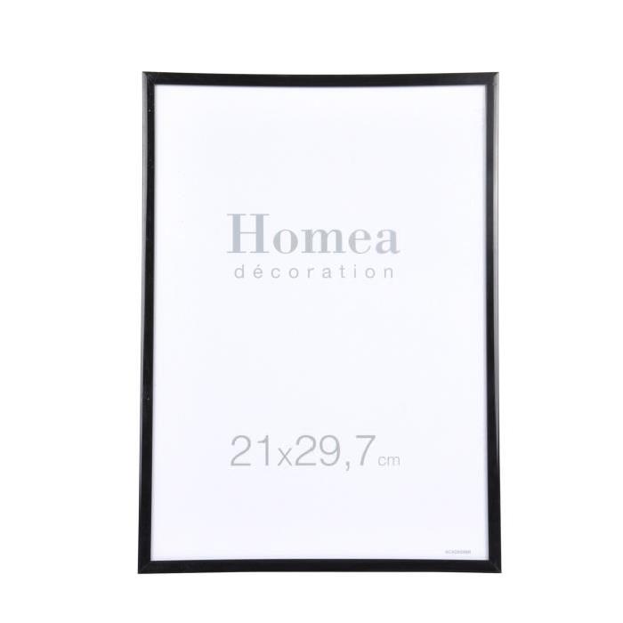 HOMEA Cadre photo Harmonie 21x29,7 cm Noir