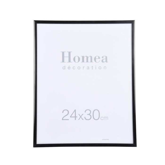 HOMEA Cadre photo Harmonie 24x30 cm Noir