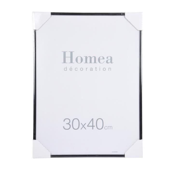 HOMEA Cadre photo Harmonie 30x40 cm Noir