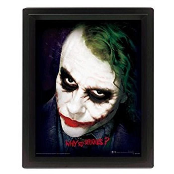 Cadre 3D Batman Dark KnightLenticulaire why so serious