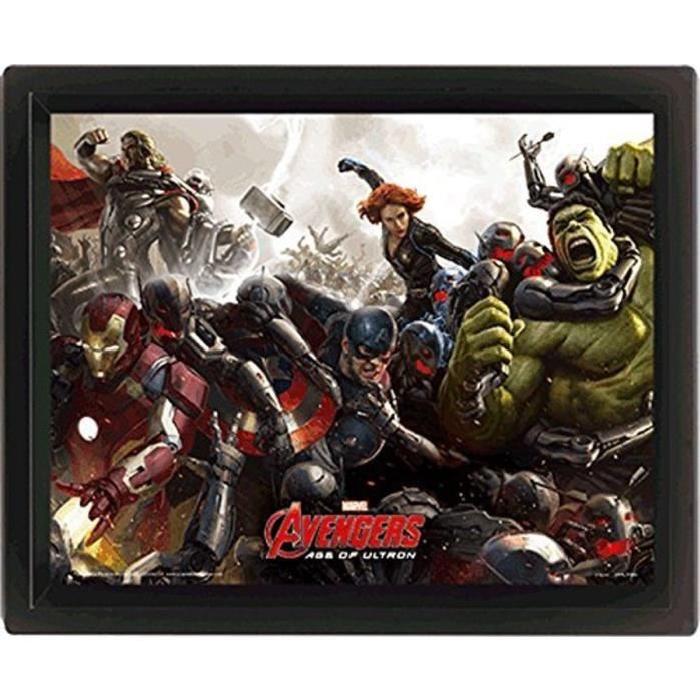 Cadre 3D Avengers Age Of UltronBataille