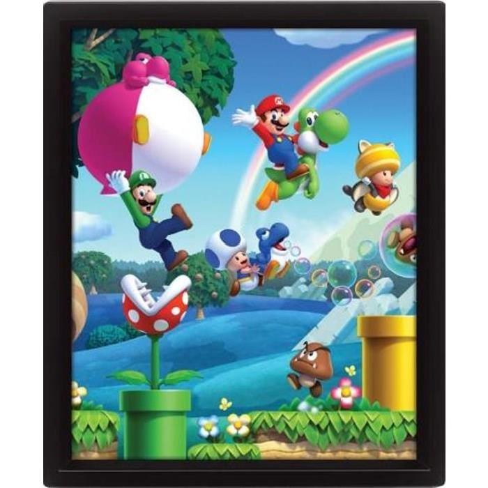 Cadre 3D Super Mario Bross