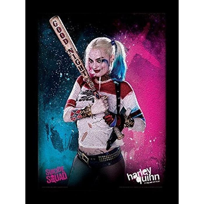 Cadre Suicide Squad Poste 30x40cm